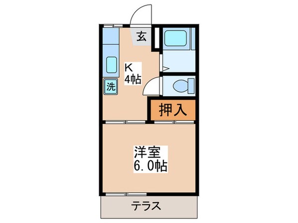 マイコ－ポ相模台の物件間取画像